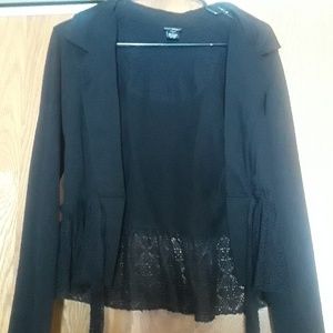 Rue 21 black lace jacket